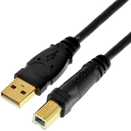 6FT Gold Plated USB Cable