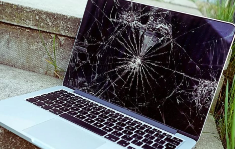 Cracked or Broken laptop Screen